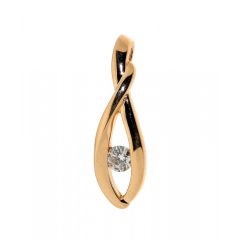 Pendentif Or Jaune Diamant