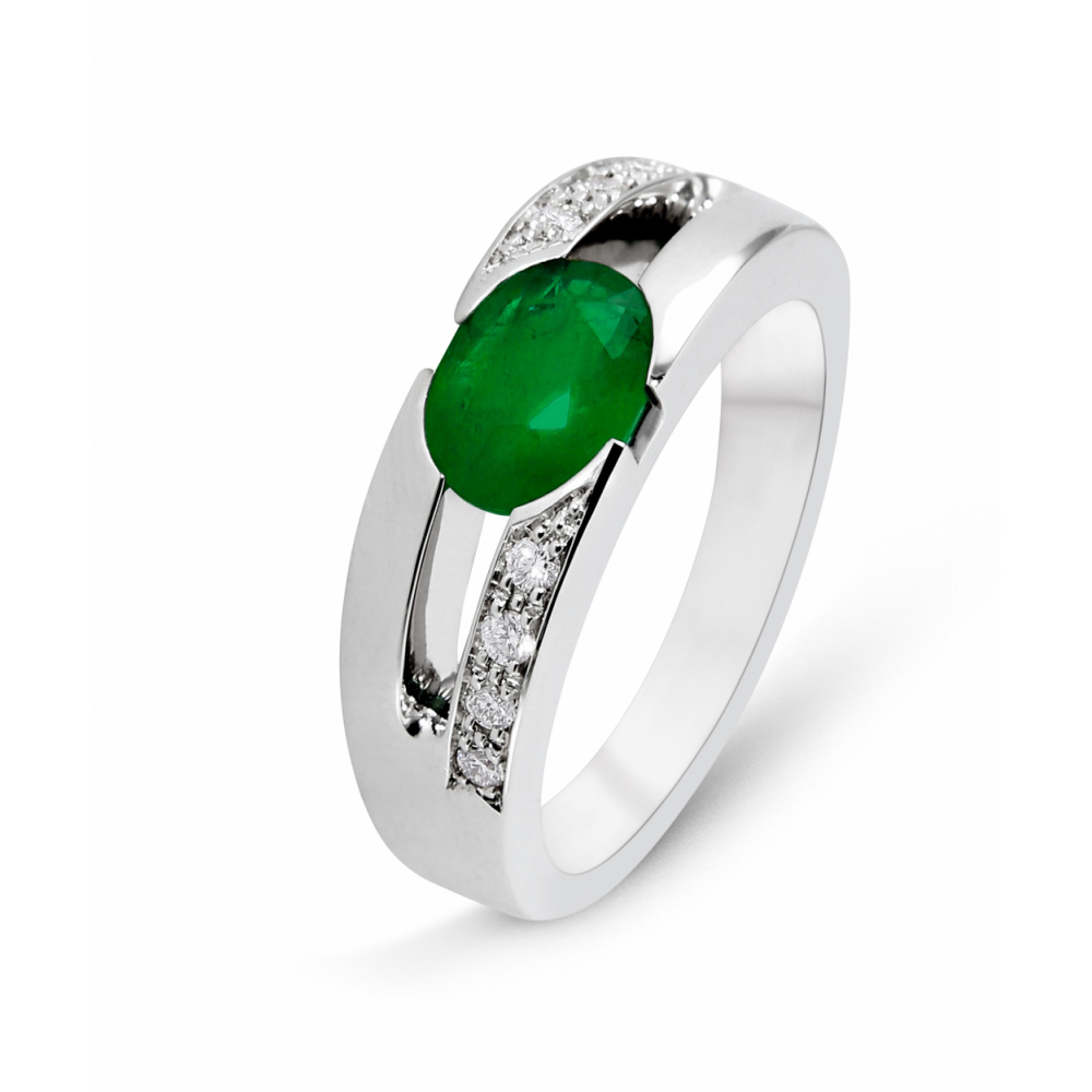 Bague or et emeraude deals