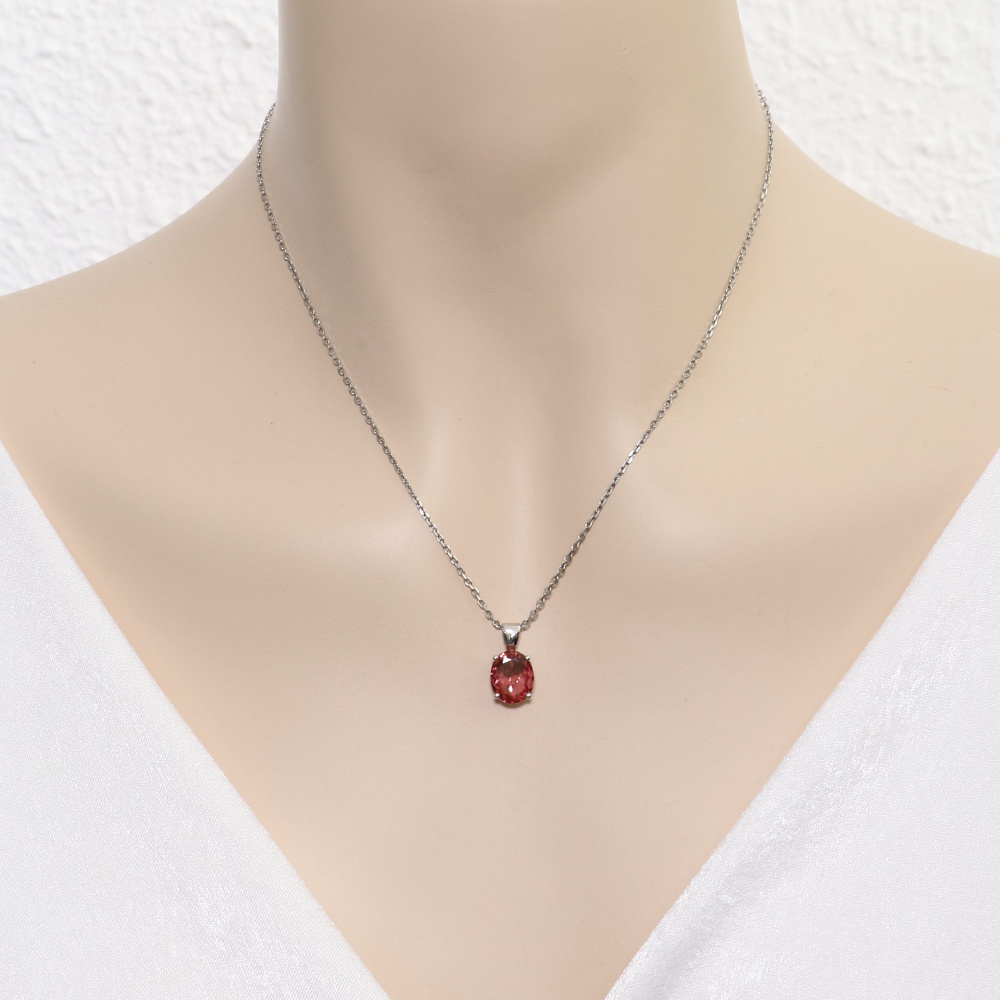 14K Or Jaune Tourmaline Rose octobre Pierre porte-bonheur Fleur Clous d'oreilles ER-S575-10