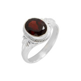 Grenat / Argent 925