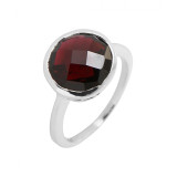Grenat / Argent 925