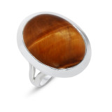 Oeil de tigre / Argent 925