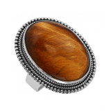 Oeil de tigre / Argent 925