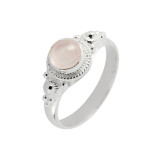 Quartz Rose / Argent 925