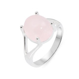 Quartz Rose / Argent 925