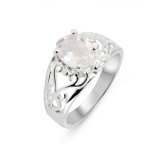 Quartz Rose / Argent 925