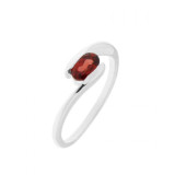 Grenat / Argent 925