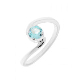 Topaze bleue / Argent 925