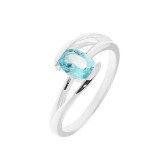 Topaze bleue / Argent 925