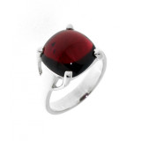 Grenat / Argent 925