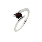 Grenat / Argent 925