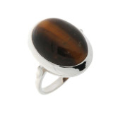 Oeil de tigre / Argent 925