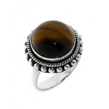 Oeil de tigre / Argent 925