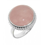 Quartz Rose / Argent 925