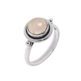 Quartz Rose / Argent 925