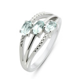 Topaze bleue / Argent 925