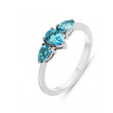 Topaze bleue / Argent 925