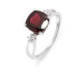 Grenat / Argent 925