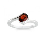 Grenat / Argent 925