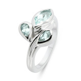 Topaze bleue / Argent 925