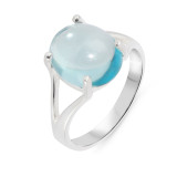 Topaze bleue / Argent 925