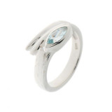 Topaze bleue / Argent 925