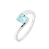 Topaze bleue / Argent 925