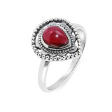 Grenat / Argent 925