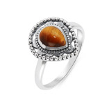 Oeil de tigre / Argent 925