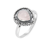 Quartz Rose / Argent 925
