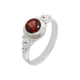 Grenat / Argent 925