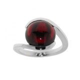 Grenat / Argent 925