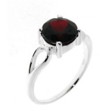 Grenat / Argent 925