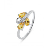 Citrine / Or Blanc 375