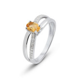 Citrine / Or Blanc 375