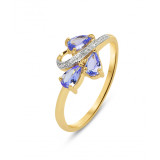 Tanzanite / Or Jaune 375