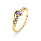 Tanzanite / Or Jaune 375