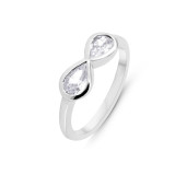 Oxyde de zirconium / Argent 925