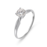 Oxyde de zirconium / Or Blanc 375