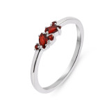 Grenat / Argent 925