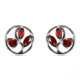 Grenat / Argent 925