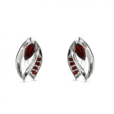 Grenat / Argent 925