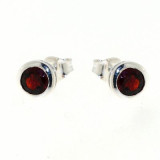 Grenat / Argent 925