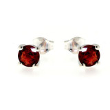 Grenat / Argent 925