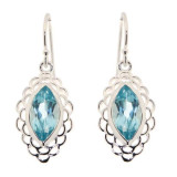 Topaze bleue / Argent 925