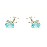 Topaze bleue / Argent 925