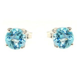 Topaze bleue / Argent 925