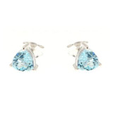 Topaze bleue / Argent 925