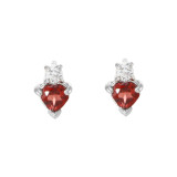 Grenat / Argent 925
