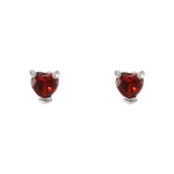 Grenat / Argent 925